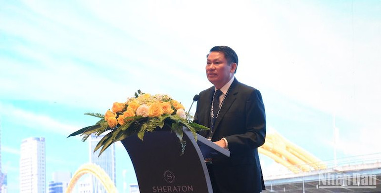 Trung tướng Nguyễn Văn Viện, Cục trưởng Cục Cảnh sát điều tra tội phạm về ma túy, Bộ Công an phát biểu khai mạc Hội nghị.