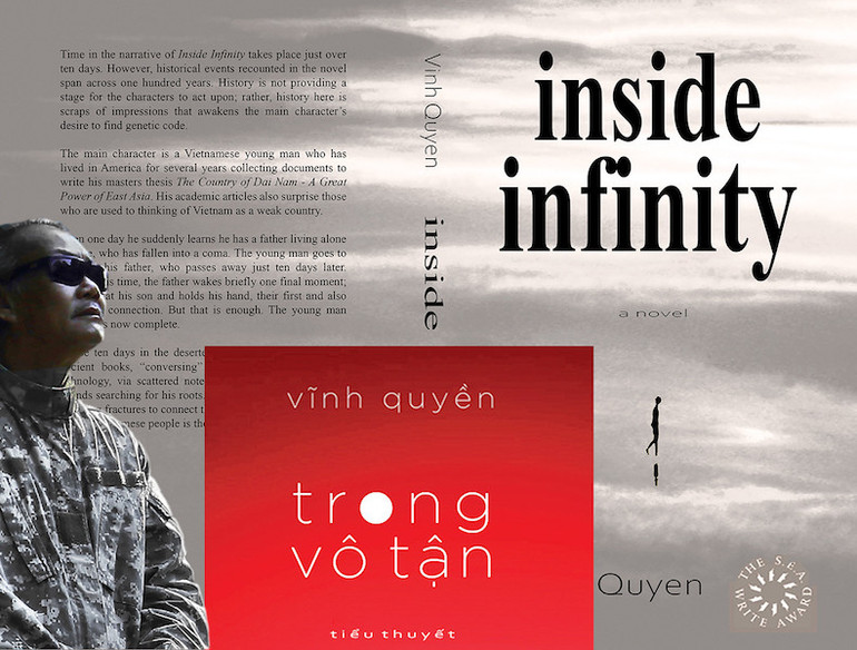 Nhà văn Vĩnh Quyền đoạt Giải thưởng văn học ASEAN 2021 với tiểu thuyết “Trong vô tận”.