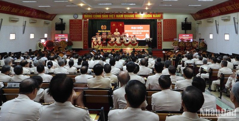 Quang cảnh Đại hội thành lập Hội Cựu Công an nhân dân thành phố Đà Nẵng. (Ảnh: ANH ĐÀO)