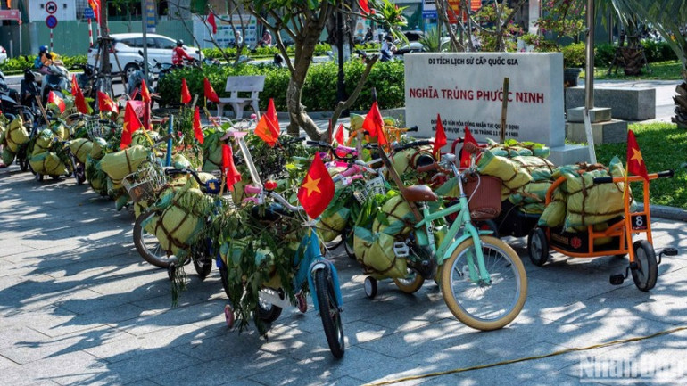 Chương trình được tổ chức tại Di tích lịch sử cấp quốc gia Nghĩa trủng Phước Ninh, thành phố Đà Nẵng. (Ảnh: ANH ĐÀO)