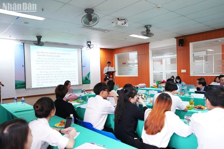 Quang cảnh Hội thảo tại Trường đại học Đông Á Đà Nẵng. (Ảnh: ANH ĐÀO) Quang cảnh Hội thảo tại Trường đại học Đông Á Đà Nẵng. (Ảnh: ANH ĐÀO)