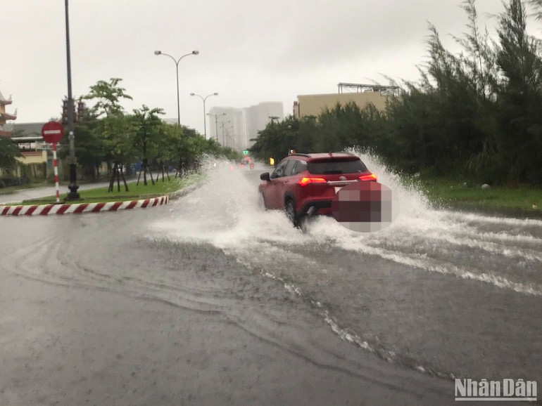 Lượng mưa tại Đà Nẵng sáng nay trung bình 30-60mm.