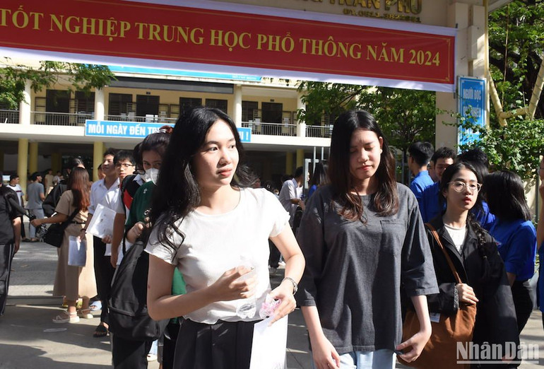 Tại Đà Nẵng, có 11.378 thí sinh dự thi môn Tiếng Anh. (Ảnh: ANH ĐÀO)