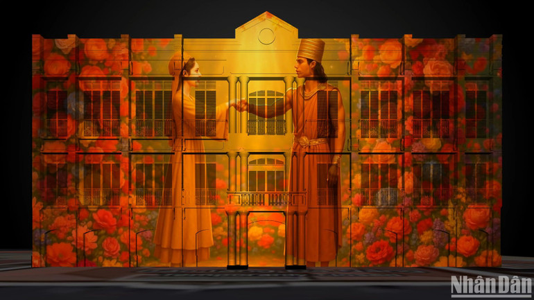 Hình ảnh trong phim Phim 3D Mapping “Câu chuyện Đà Nẵng - The Story of Da Nang”. (Ảnh: ANH ĐÀO)