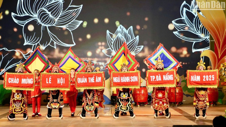 Đà Nẵng khai mạc Lễ hội Quán Thế Âm Ngũ Hành Sơn năm 2025. (Ảnh: ANH ĐÀO)