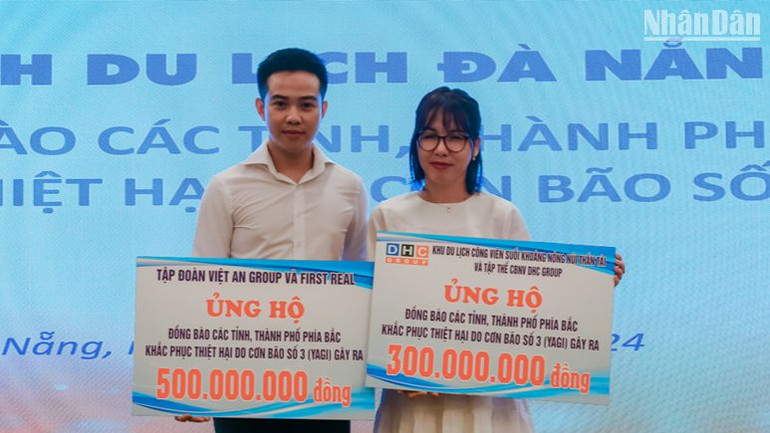 Các tập đoàn, doanh nghiệp du lịch lớn tại Đà Nẵng cùng chung tay sẻ chia với đồng bào các tỉnh phía Bắc bị thiệt hại nặng nề do bão số 3 gây ra.