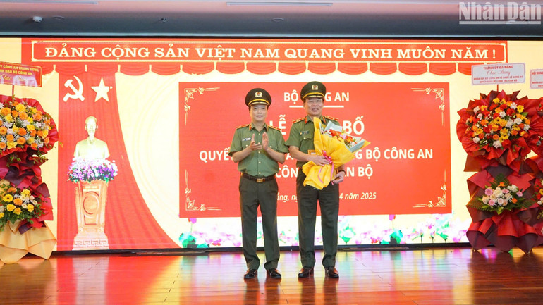 Thiếu tướng Vũ Xuân Viên, Giám đốc Công an Đà Nẵng, nghỉ hưu từ ngày 1/5/2025. (Ảnh: ANH ĐÀO)