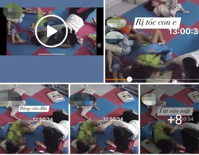 Hình ảnh chụp từ màn hình nội dung phụ huynh tố cáo con bị bạo hành.