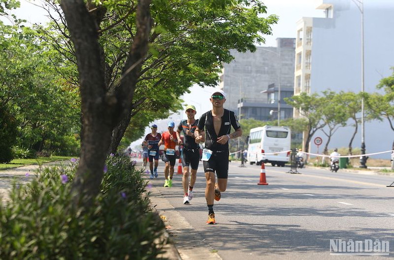 Các vận động viên chạy qua cung đường biển đẹp nhất Đà Nẵng để chinh phục niềm đam mê thể thao (Ảnh ANH ĐÀO) Các vận động viên chạy qua cung đường biển đẹp nhất Đà Nẵng để chinh phục niềm đam mê thể thao (Ảnh ANH ĐÀO)