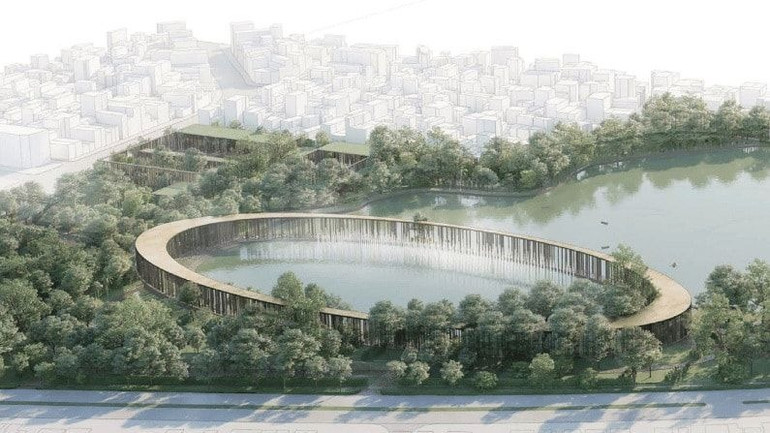 Phối cảnh toàn bộ Dự án nâng cấp, cải tạo Công viên 29/3.