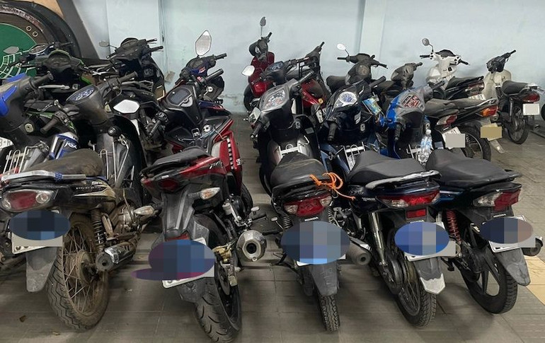 Tang vật thu giữ tại hiện trường. (Ảnh: Công an cung cấp)