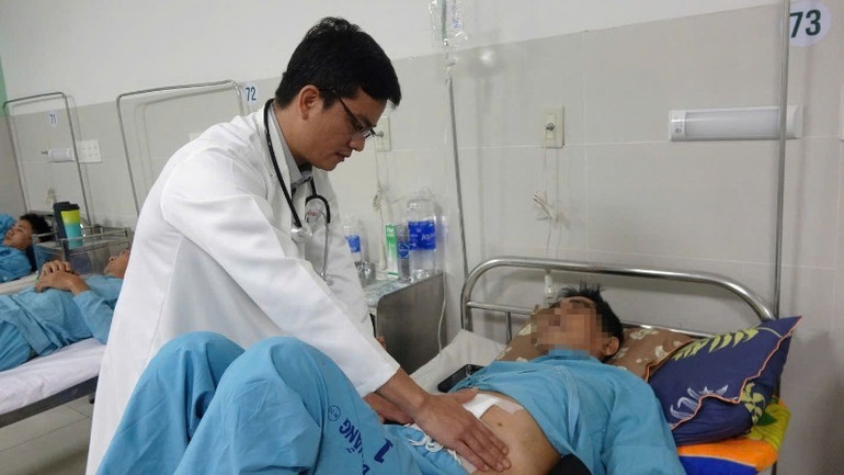 Sức khỏe bệnh nhân sau phẫu thuật đã ổn định. (Ảnh: ANH ĐÀO)