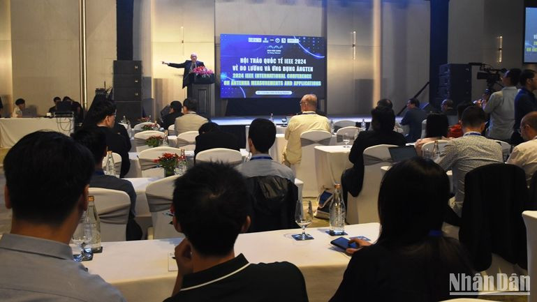 Khai mạc IEEE CAMA 2024. (Ảnh: ANH ĐÀO)