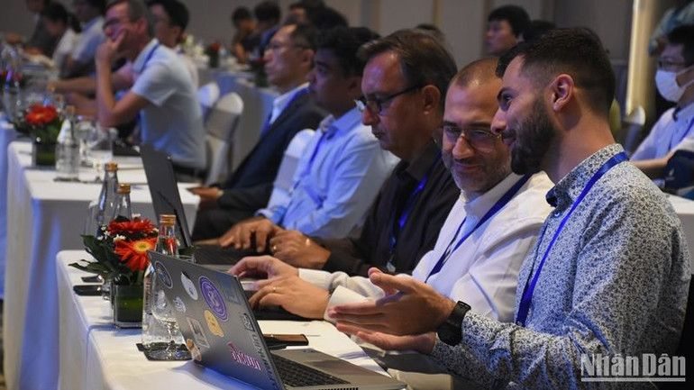 150 đại biểu quốc tế đến từ hơn 20 quốc gia và vùng lãnh thổ tham dự IEEE CAMA 2024. (Ảnh: ANH ĐÀO)