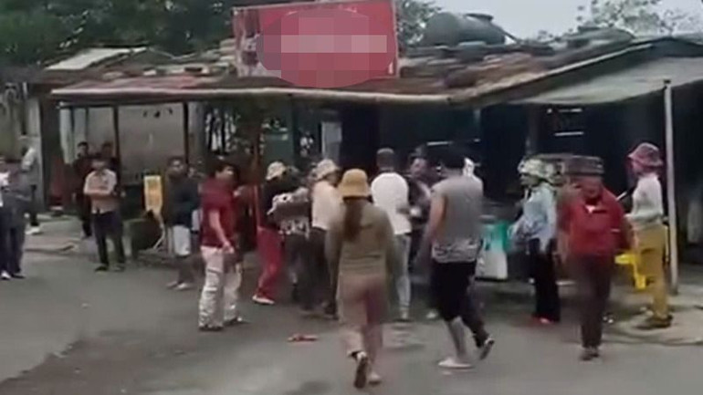 Chính quyền địa phương đã yêu cầu công an vào cuộc, điều tra xác minh nội dung video đang lan truyền trên mạng xã hội. (Ảnh cắt từ video)