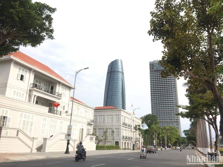 Một góc đô thị Đà Nẵng.