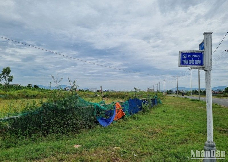 Khu đất đấu giá để xây dựng trường liên cấp quốc tế.