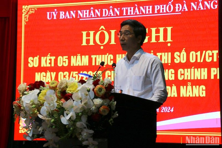 Phó Chủ tịch Ủy ban nhân dân thành phố Đà Nẵng Trần Chí Cường yêu cầu các đơn vị chức năng tiếp tục phối hợp chặt chẽ, khắc phục các tồn tại, hạn chế để triển khai hiệu quả Chỉ thị 01.