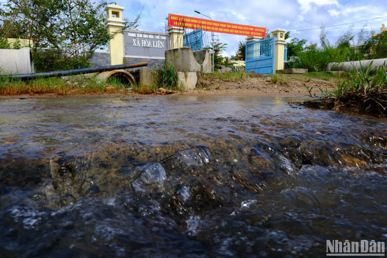 Đường ngập sâu và đến sáng 24/10 đã tạm rút.