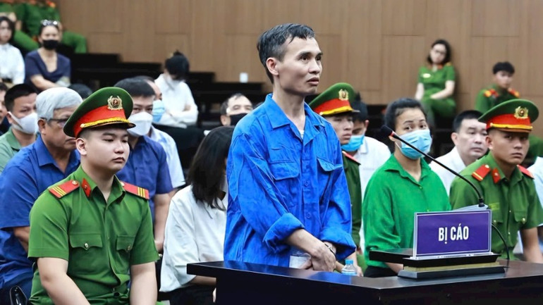 Bị cáo Lưu Anh Tuấn tại tòa. Bị cáo Lưu Anh Tuấn tại tòa.