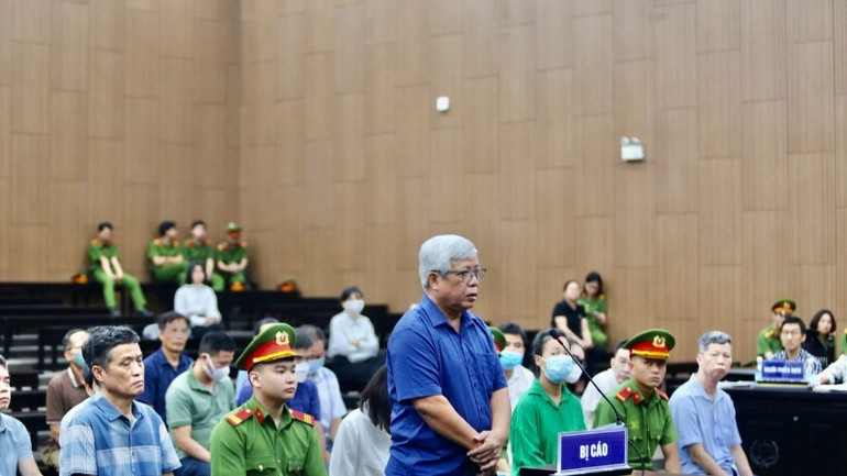 Bị cáo Nguyễn Linh Ngọc tại tòa.