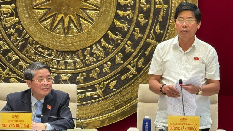 Phó Chủ tịch Quốc hội Nguyễn Đức Hải tại buổi làm việc. Phó Chủ tịch Quốc hội Nguyễn Đức Hải tại buổi làm việc.