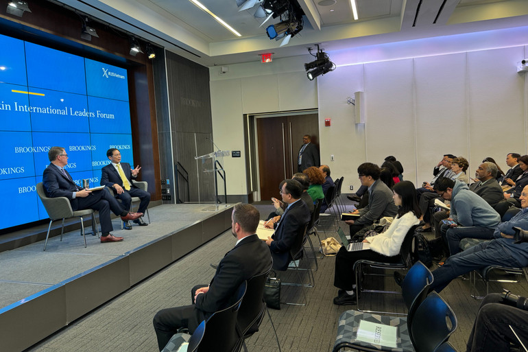 Quang cảnh buổi tọa đàm tại Viện Brookings.