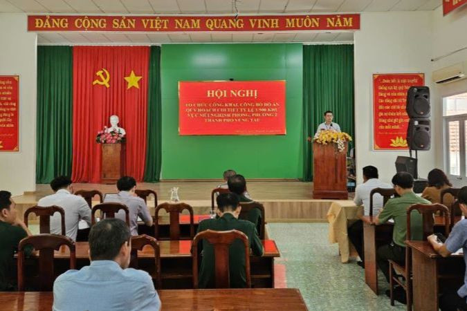Công bố quy hoạch 1/500 khu vực Mũi Nghinh Phong thành phố Vũng Tàu.