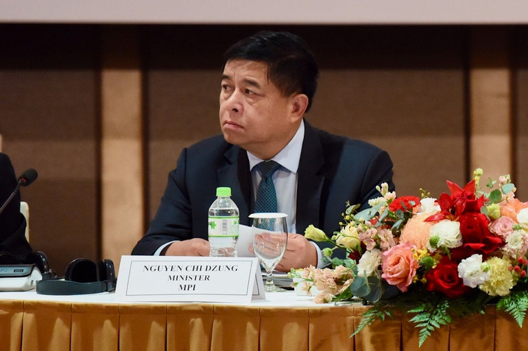 Bộ trưởng Kế hoạch và Đầu tư Nguyễn Chí Dũng tại Hội nghị.