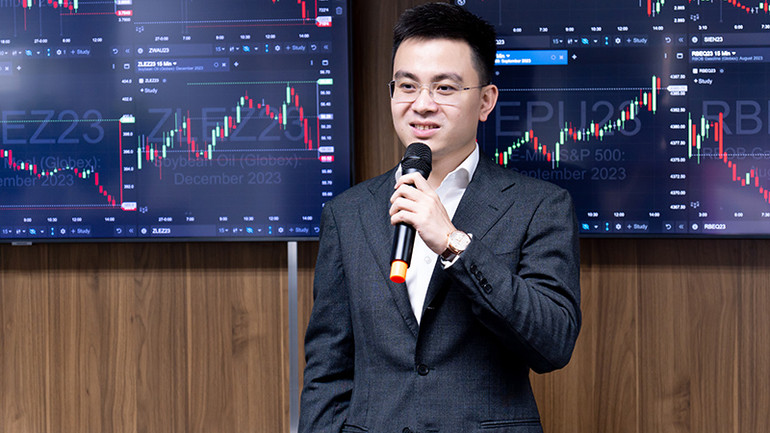 Ông Phạm Quang Anh, Giám đốc Trung tâm Tin tức Hàng hóa Việt Nam.