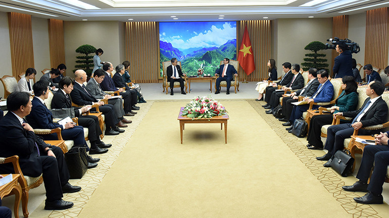 Quang cảnh buổi tiếp.