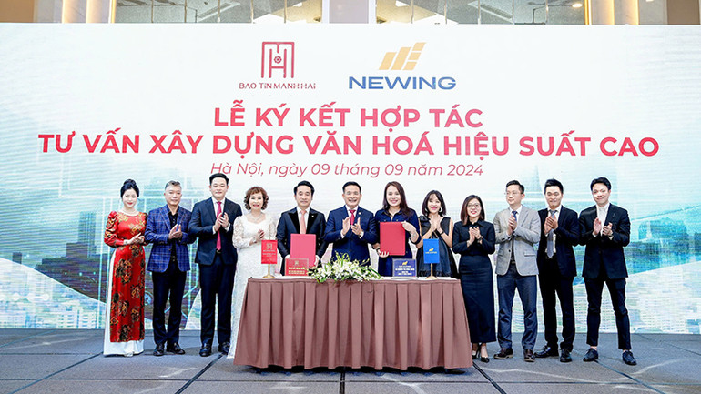 Bảo Tín Mạnh Hải ký kết hợp tác cùng đối tác NEWing.