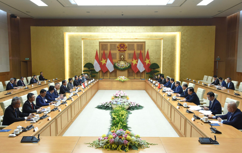 Quang cảnh buổi hội kiến.