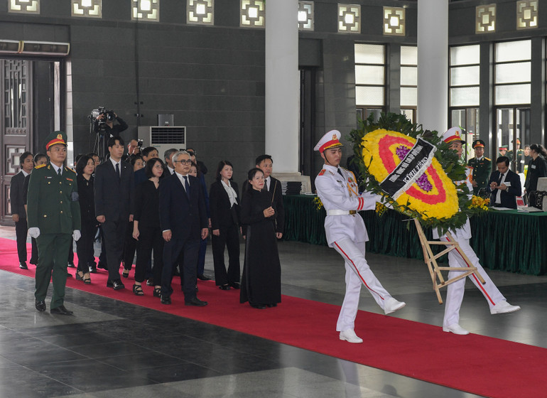 Toàn cảnh Lễ viếng Tổng Bí thư Nguyễn Phú Trọng: Trang nghiêm và xúc động ảnh 342