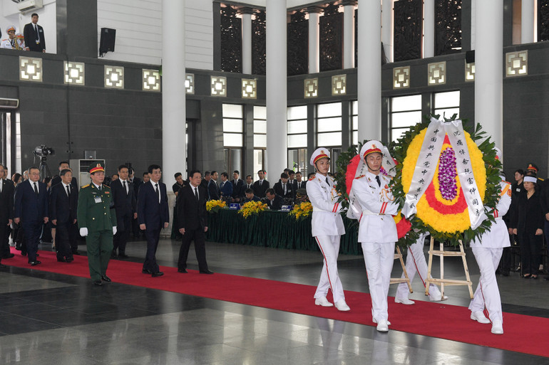 Toàn cảnh Lễ viếng Tổng Bí thư Nguyễn Phú Trọng: Trang nghiêm và xúc động ảnh 308