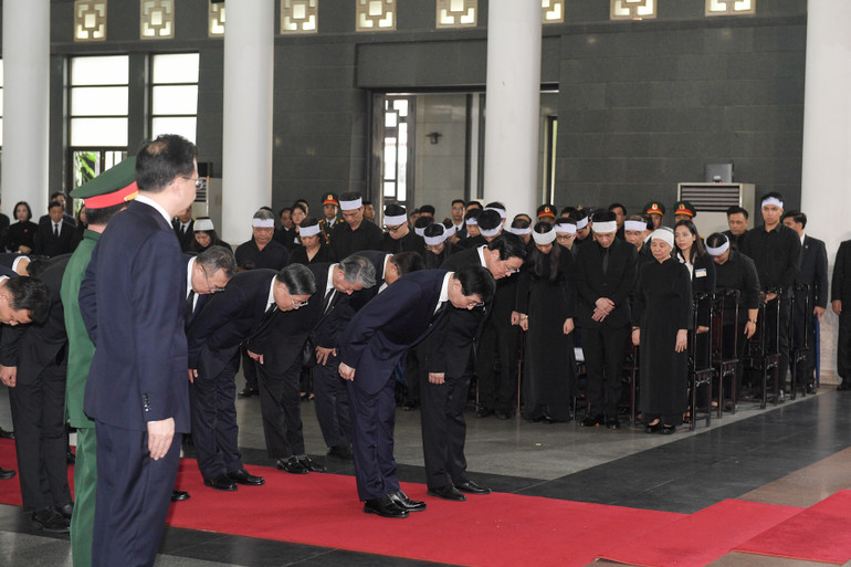 Toàn cảnh Lễ viếng Tổng Bí thư Nguyễn Phú Trọng: Trang nghiêm và xúc động ảnh 310