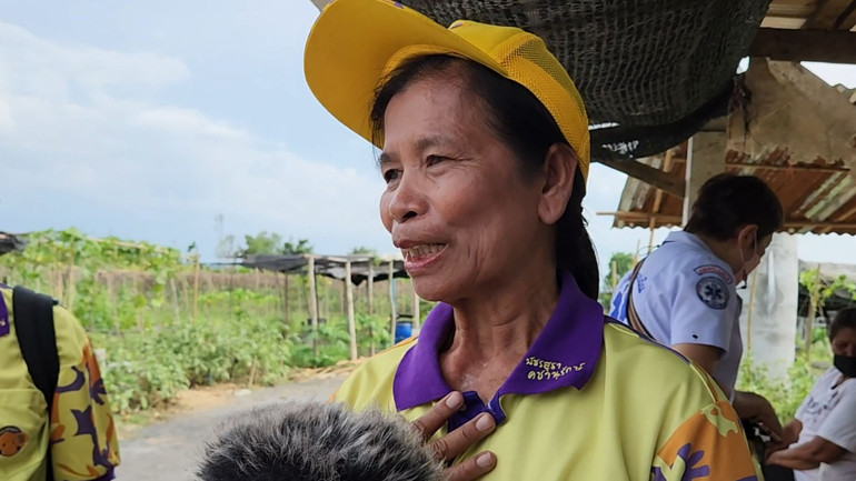 Bà Prathum Panakurn, trưởng xóm 20.