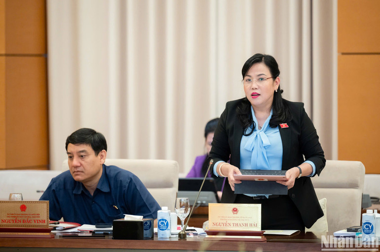 Trưởng Ban Công tác đại biểu thuộc Ủy ban Thường vụ Quốc hội Nguyễn Thanh Hải. (Ảnh: DUY LINH)