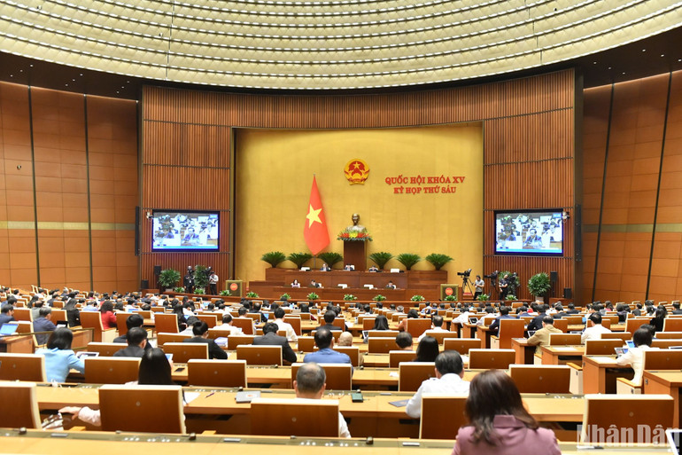 Toàn cảnh phiên thảo luận. (Ảnh: ĐĂNG KHOA)