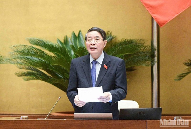 Phó Chủ tịch Quốc hội Nguyễn Đức Hải kết luận nội dung thảo luận. (Ảnh: DUY LINH) Phó Chủ tịch Quốc hội Nguyễn Đức Hải kết luận nội dung thảo luận. (Ảnh: DUY LINH)