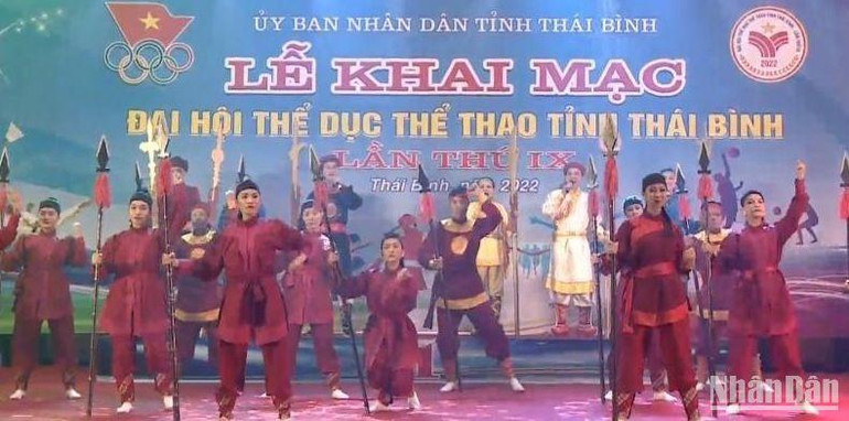 Chương trình nghệ thuật đặc sắc mang đậm dấu ấn của vùng quê lúa Thái Bình.