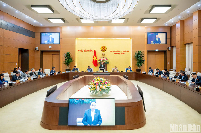 Quang cảnh phiên họp chiều 14/3. (Ảnh: DUY LINH)