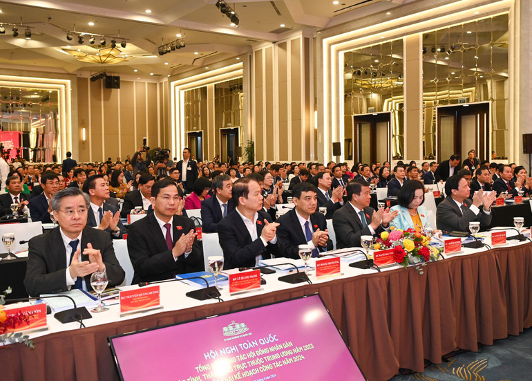 Các đại biểu tham dự hội nghị. (Ảnh: DUY LINH)
