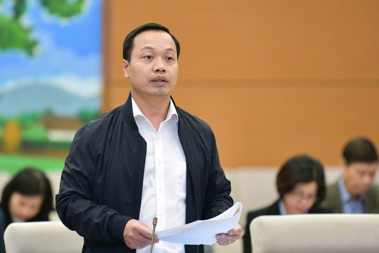 Thứ trưởng Tư pháp Trần Tiến Dũng. (Ảnh: DUY LINH)