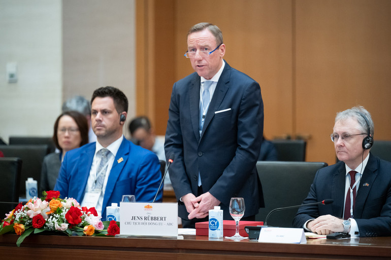 Chủ tịch Hội đồng Kinh doanh châu Âu-ASEAN Jens Rübbert.