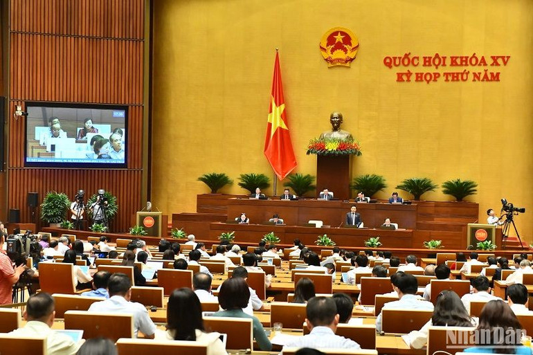 Quang cảnh phiên chất vấn sáng 8/6. (Ảnh: ĐĂNG KHOA) Quang cảnh phiên chất vấn sáng 8/6. (Ảnh: ĐĂNG KHOA)