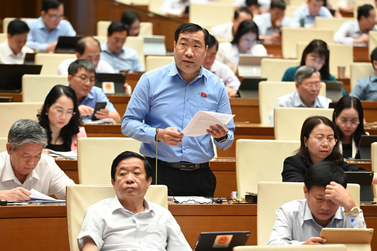 Đại biểu Thạch Phước Bình (đoàn Trà Vinh). (Ảnh: BÙI GIANG) Đại biểu Thạch Phước Bình (đoàn Trà Vinh). (Ảnh: BÙI GIANG)