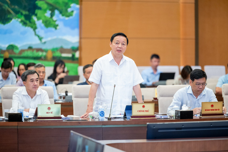 Phó Thủ tướng Chính phủ Trần Hồng Hà phát biểu. (Ảnh: DUY LINH) Phó Thủ tướng Chính phủ Trần Hồng Hà phát biểu. (Ảnh: DUY LINH)