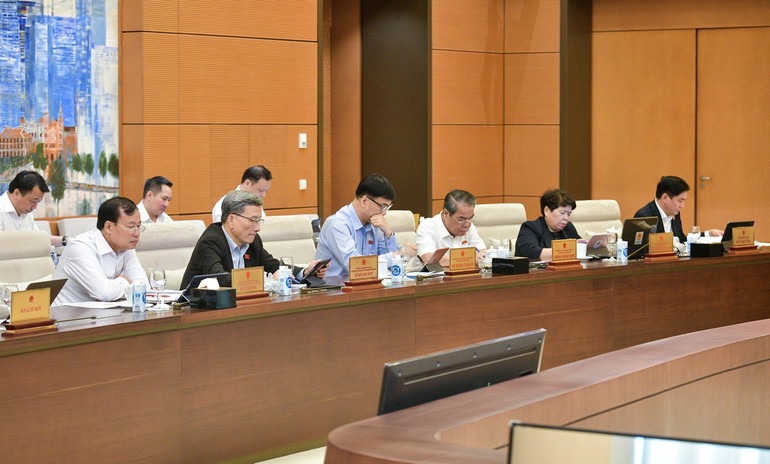 Các đại biểu dự phiên họp.