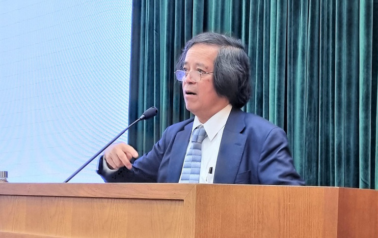 Giáo sư Trần Văn Thọ phát biểu về vai trò của Nhật Bản trong phát triển kinh tế của Việt Nam.